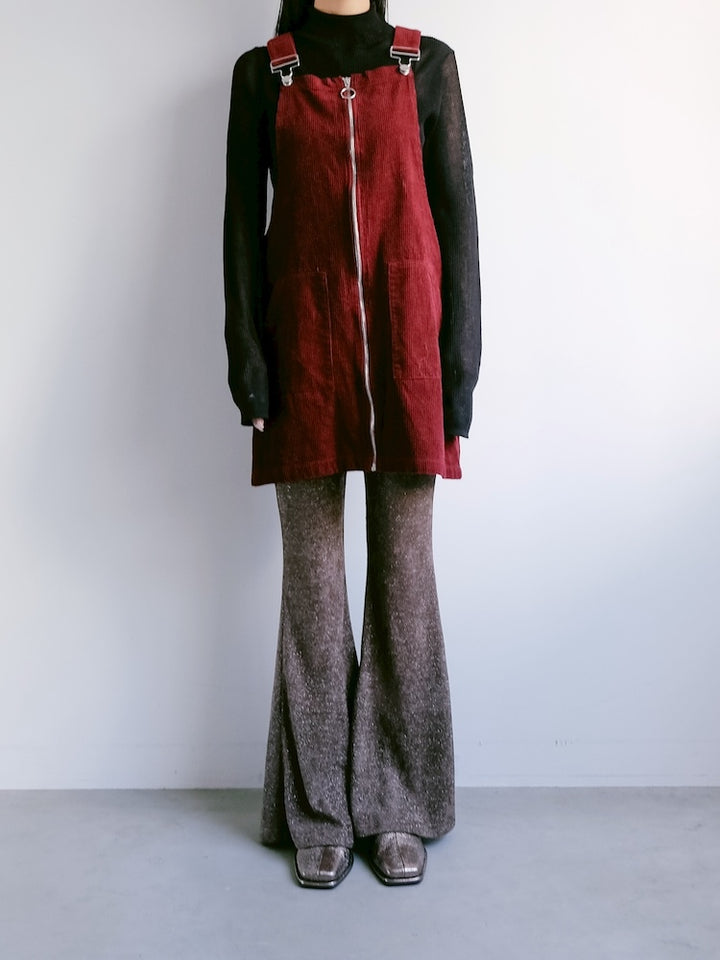 Corduroy Salopette / Wine
