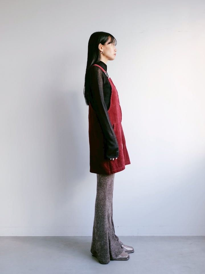 Corduroy Salopette / Wine