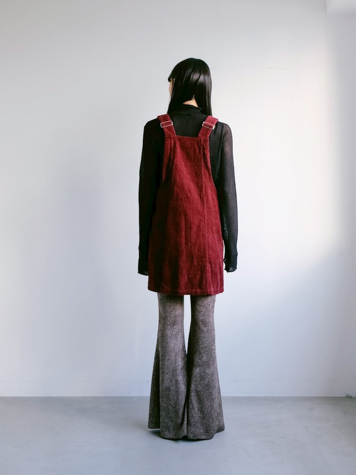 Corduroy Salopette / Wine