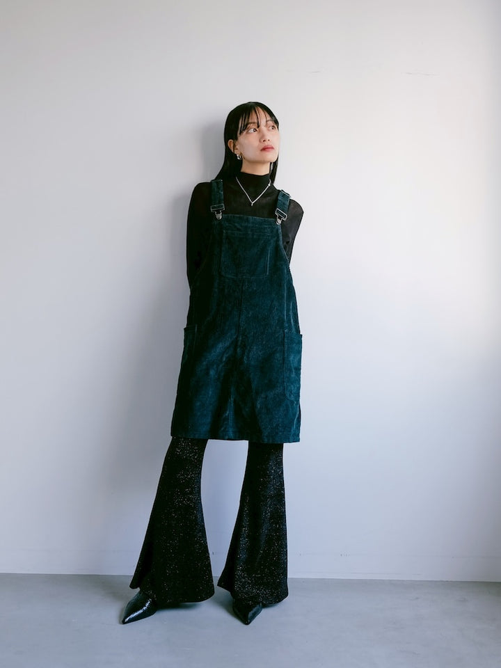Corduroy Salopette / Green