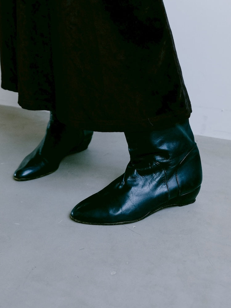 Black Velour Stretch Dress