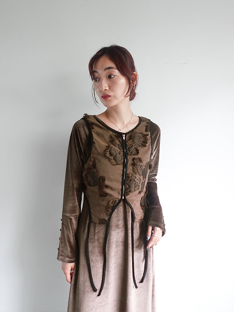 モデル身長：168cm / カラー：Brown