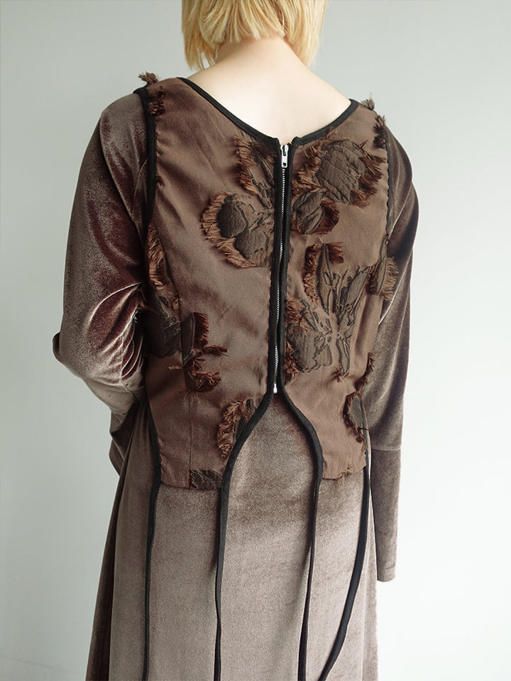 モデル身長：153cm / カラー：Brown