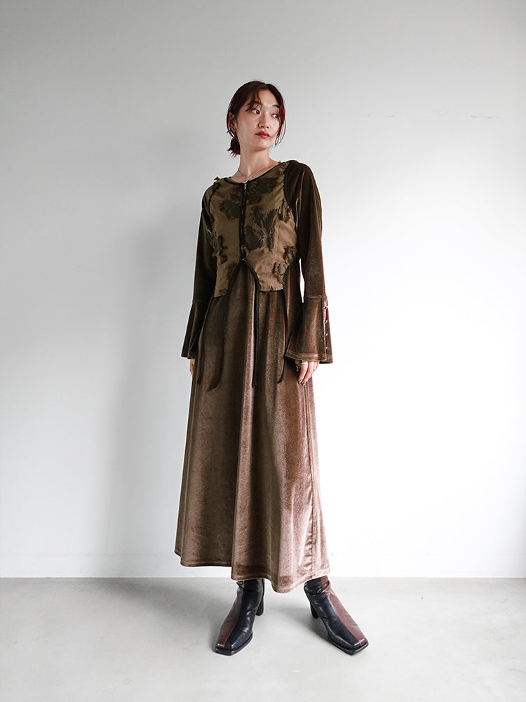 モデル身長：168cm / カラー：Brown