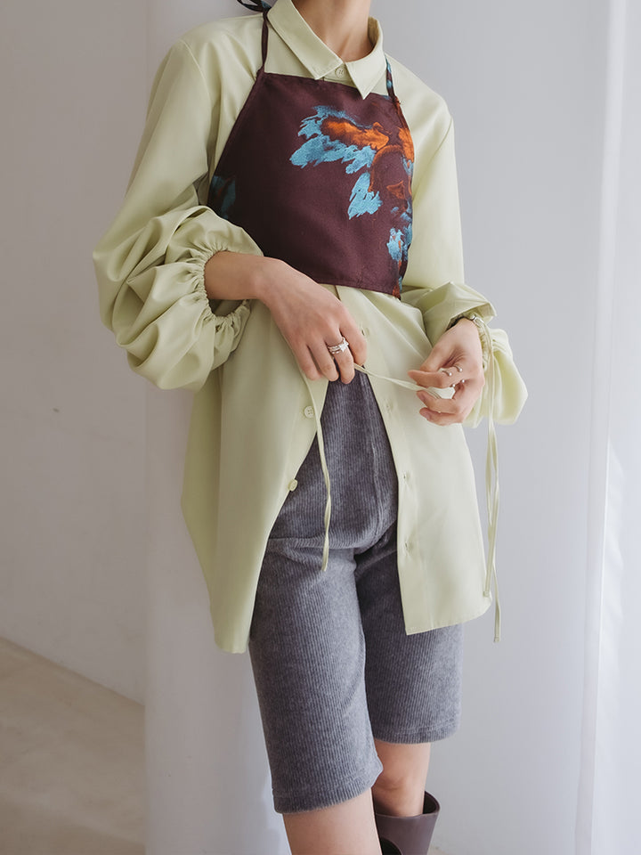 Corduroy Biker Pants