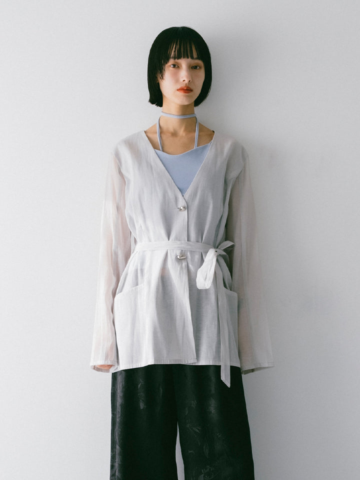 モデル身長：166cm / カラー：LightBlue