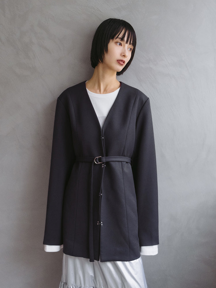 2way Slit Sleeve Belted Jacket｜2ウェイジャケット – MARTE