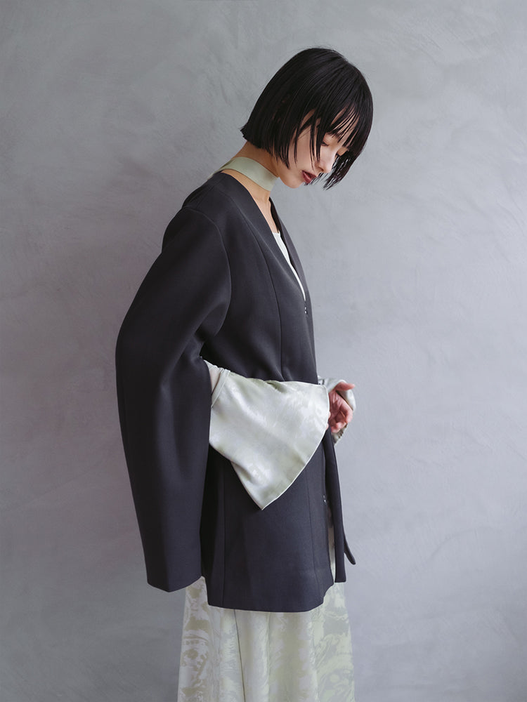 2way Slit Sleeve Belted Jacket｜2ウェイジャケット – MARTE