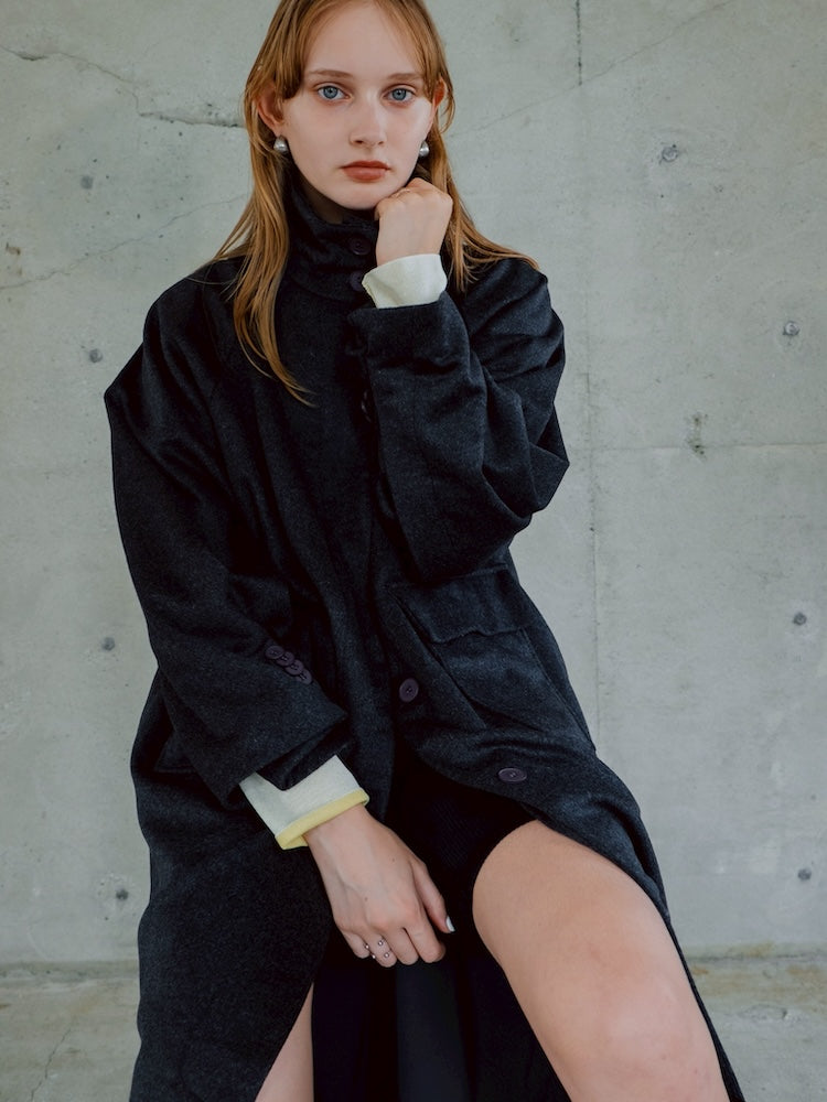 モデル身長：174cm / カラー：GrayNavy