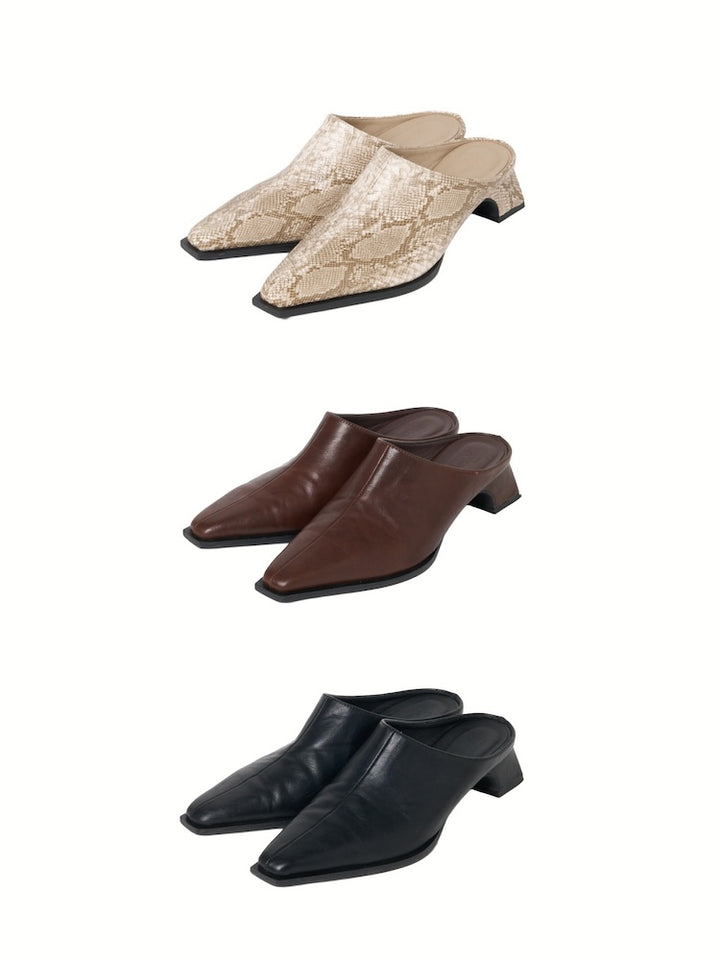 Pointed Toe Mules
