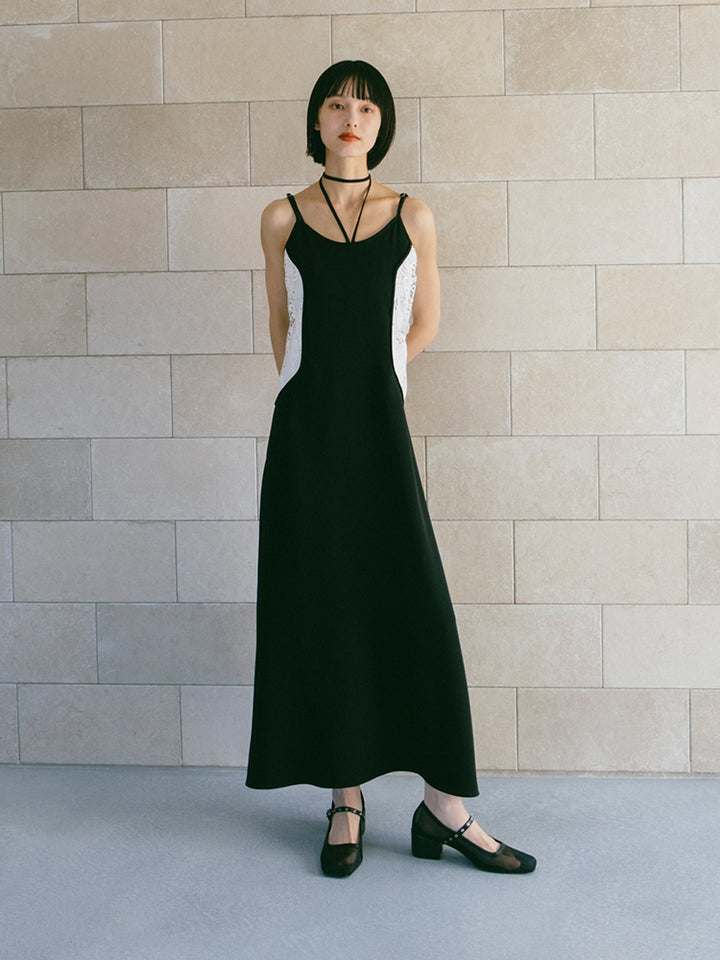 Lace Inset Camisole Dress