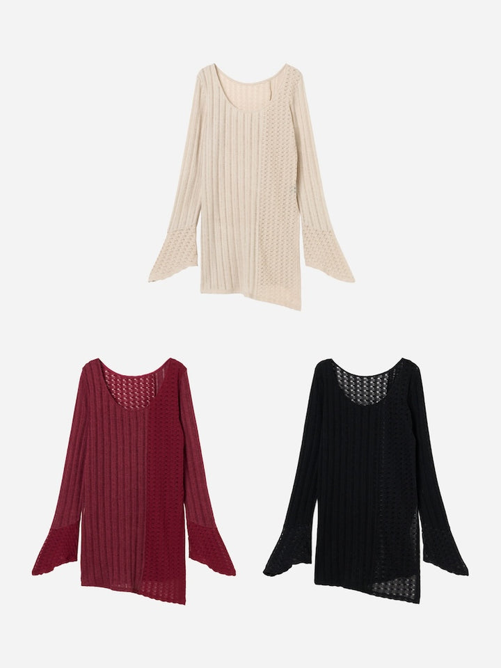 【2月25日(水) 12:00販売開始】Lace Paneled Long Top