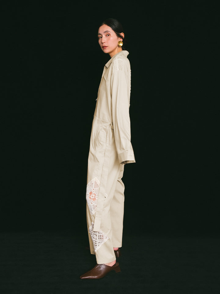 モデル身長：163cm / カラー：Beige