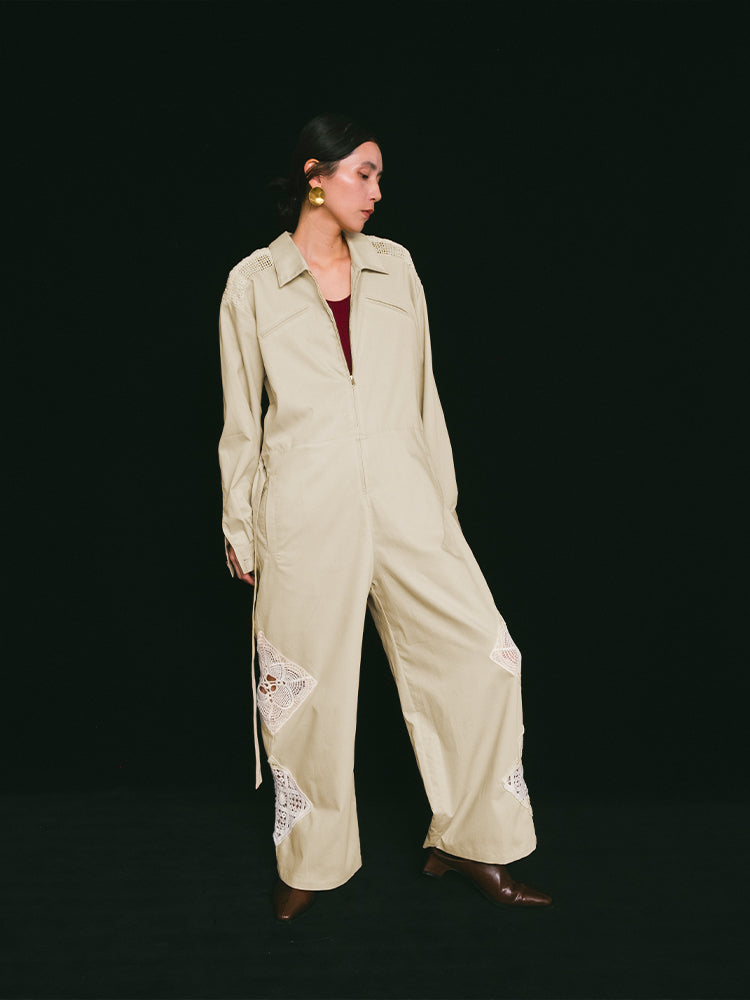 モデル身長：163cm / カラー：Beige