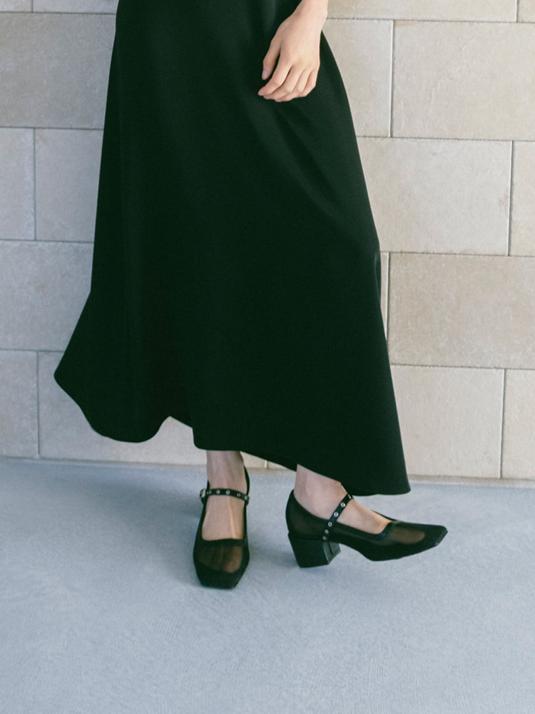 カラー：Black / サイズ：S, M, L