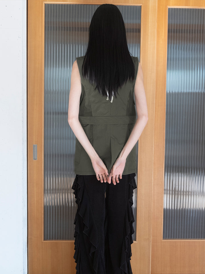 モデル身長：172cm / カラー：Khaki