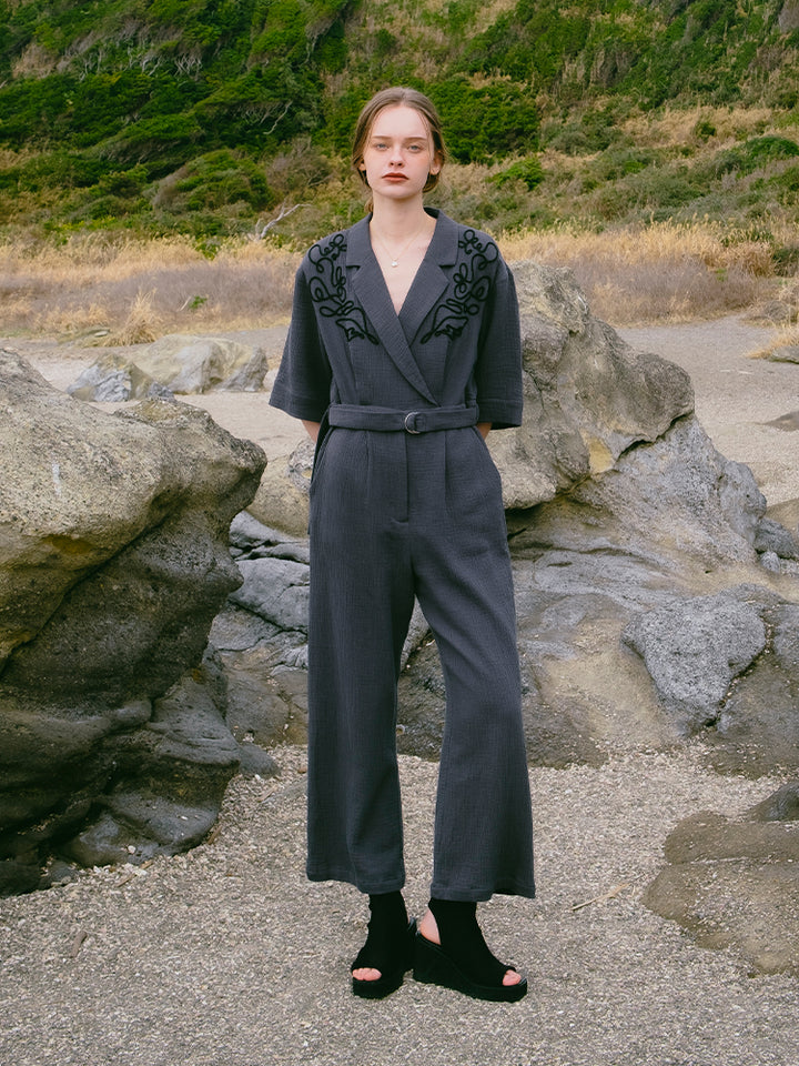 モデル身長：174cm / カラー：GrayBlue