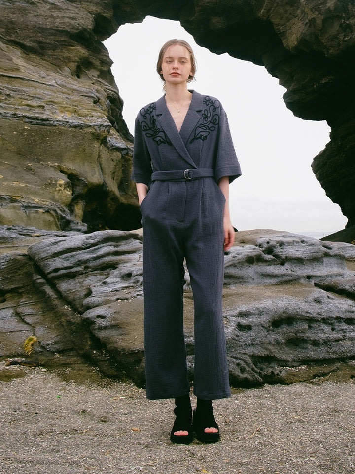 モデル身長：174cm / カラー：GrayBlue