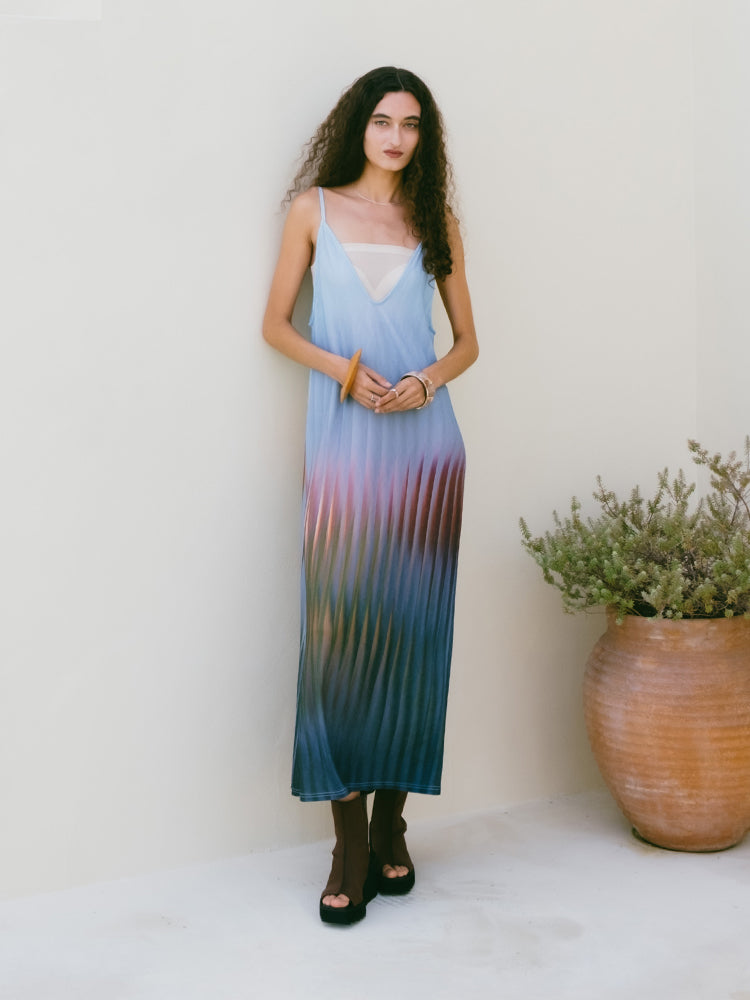 Art Line Print 2piece Dress｜アートライン柄セパレートワンピース