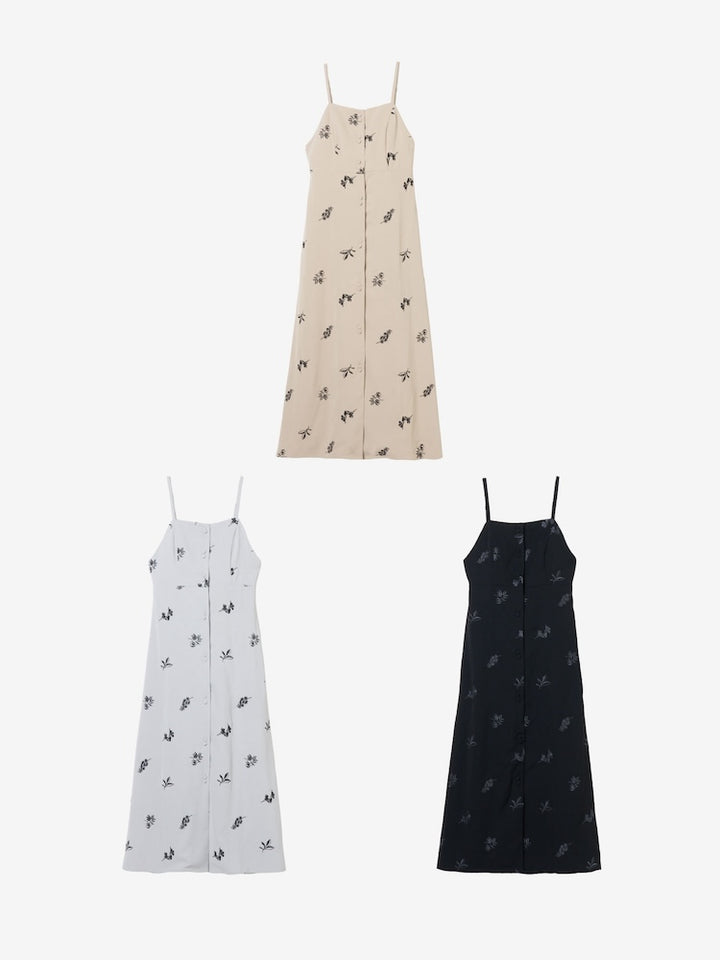 Flower Embroidery Dress