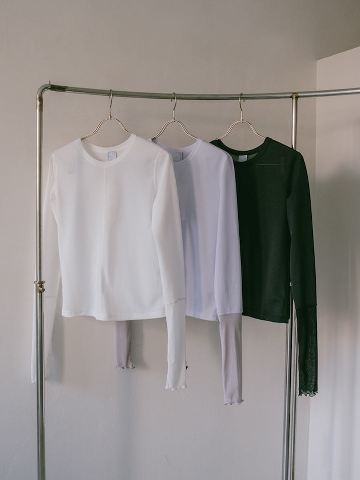 Quiet Sheer Sleeve Top