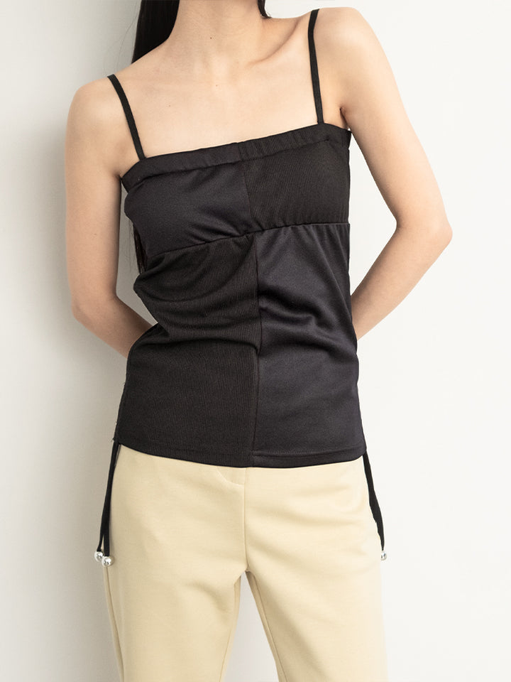モデル身長：158cm / カラー：Black×Navy