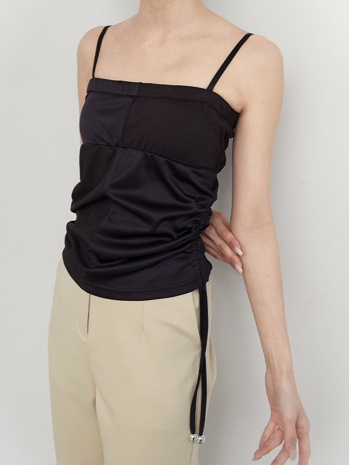 モデル身長：158cm / カラー：Black×Navy