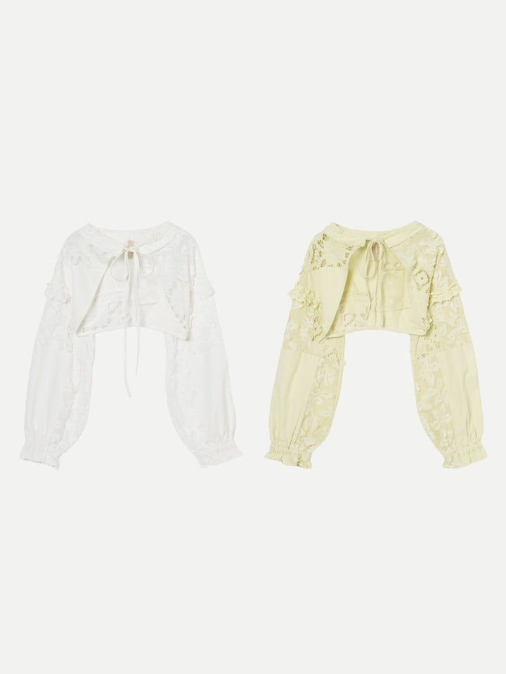Lace Patchwork Bolero