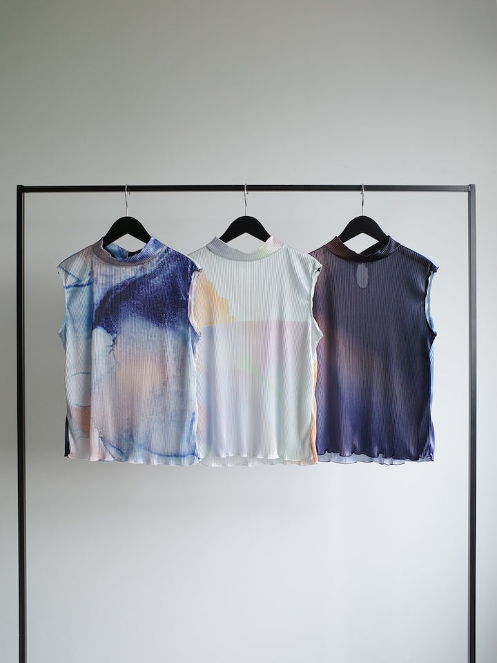 Art Print Sleeveless Top