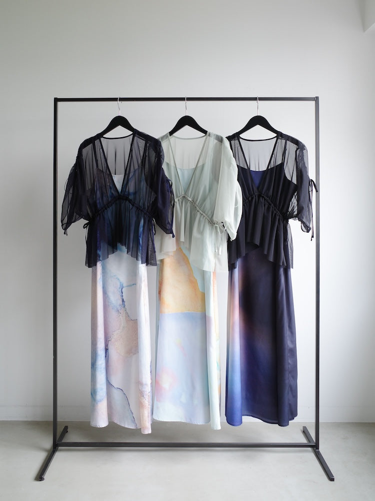 Art Print 2piece Dress