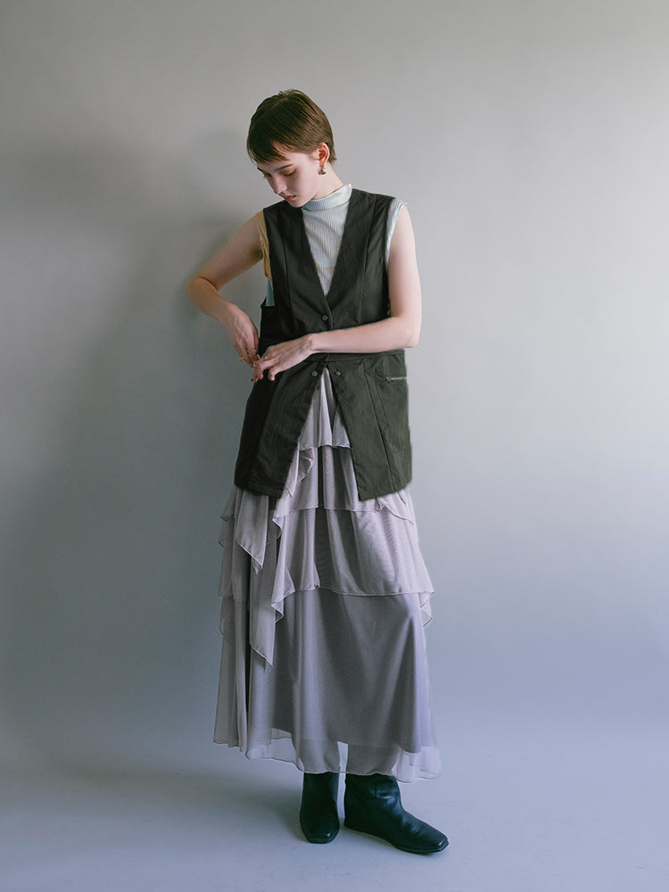 モデル身長：176cm / カラー：GrayBlue