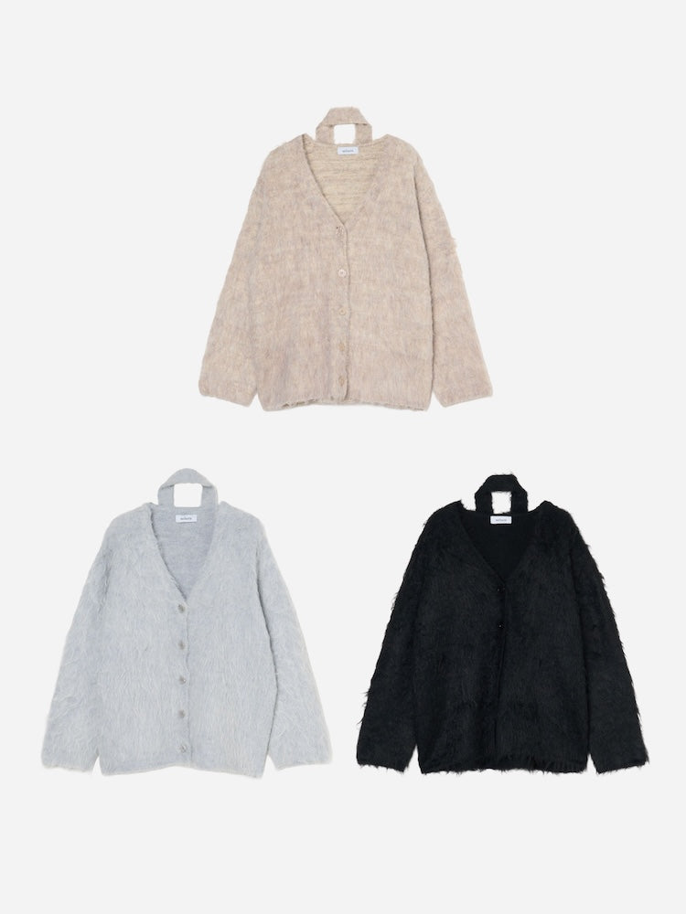 【10月10日(土) 12:00販売開始】Shaggy Knit Deform Cardigan