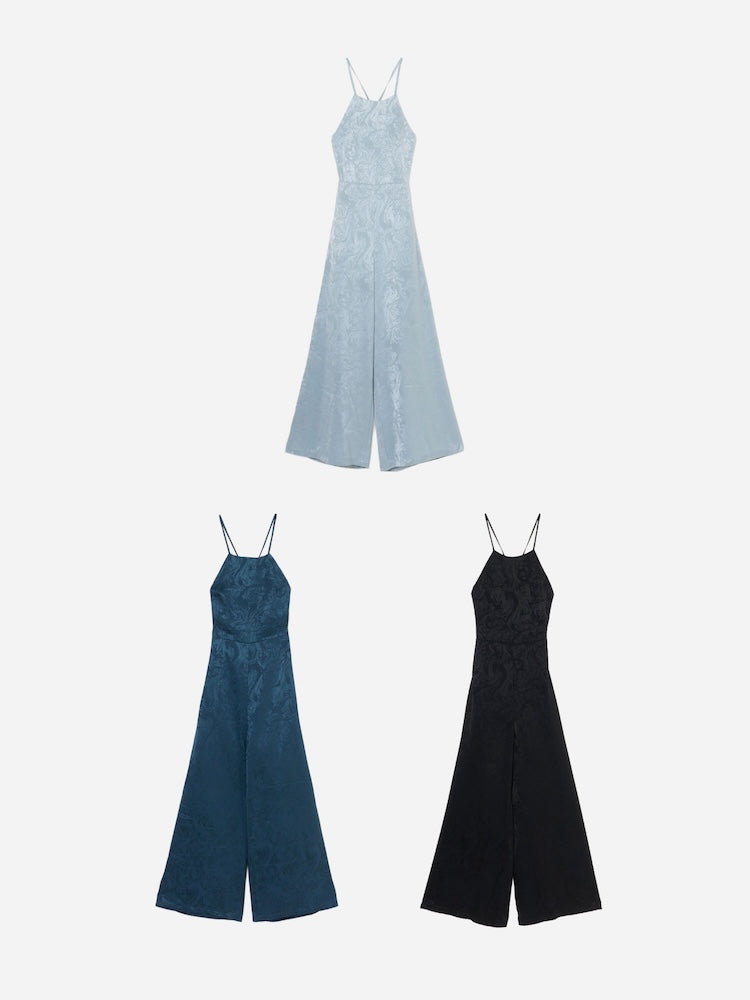 Satin Jacquard All In One