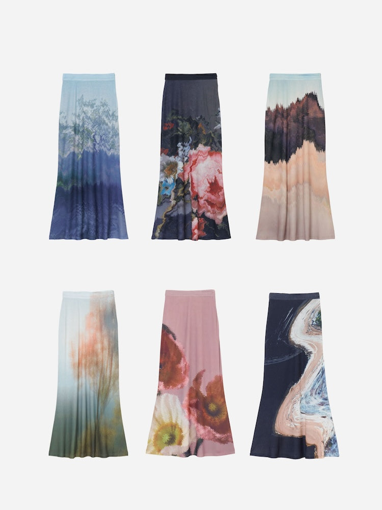 Art Print Skirt
