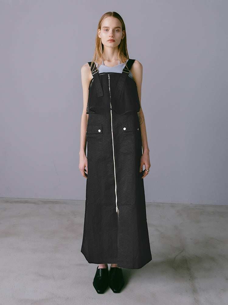 2piece Nylon Salopette｜2ピースナイロン素材サロペット – MARTE
