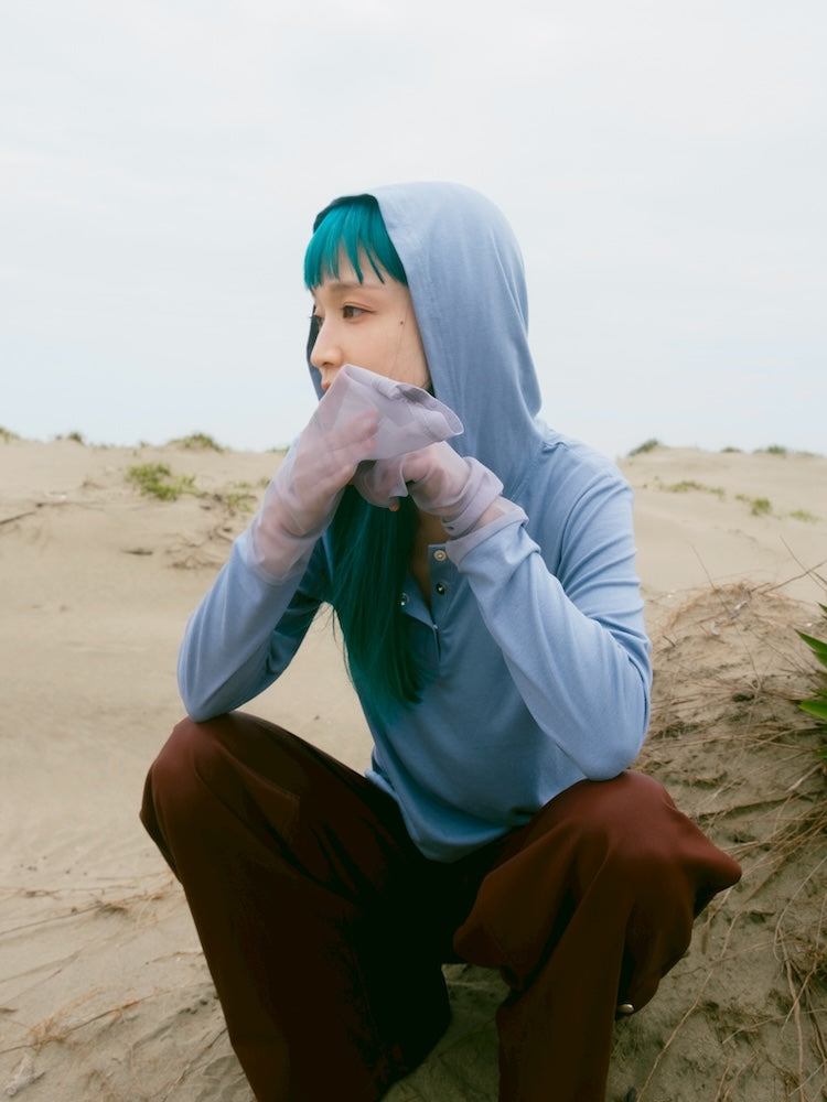 モデル身長：167cm / カラー：LightBlue