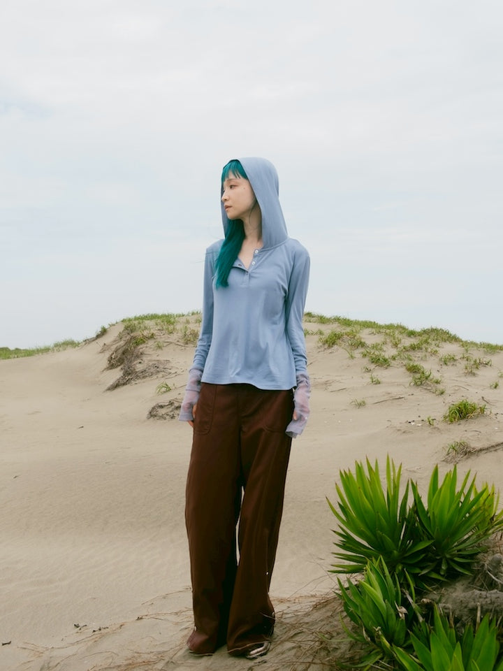 モデル身長：167cm / カラー：LightBlue
