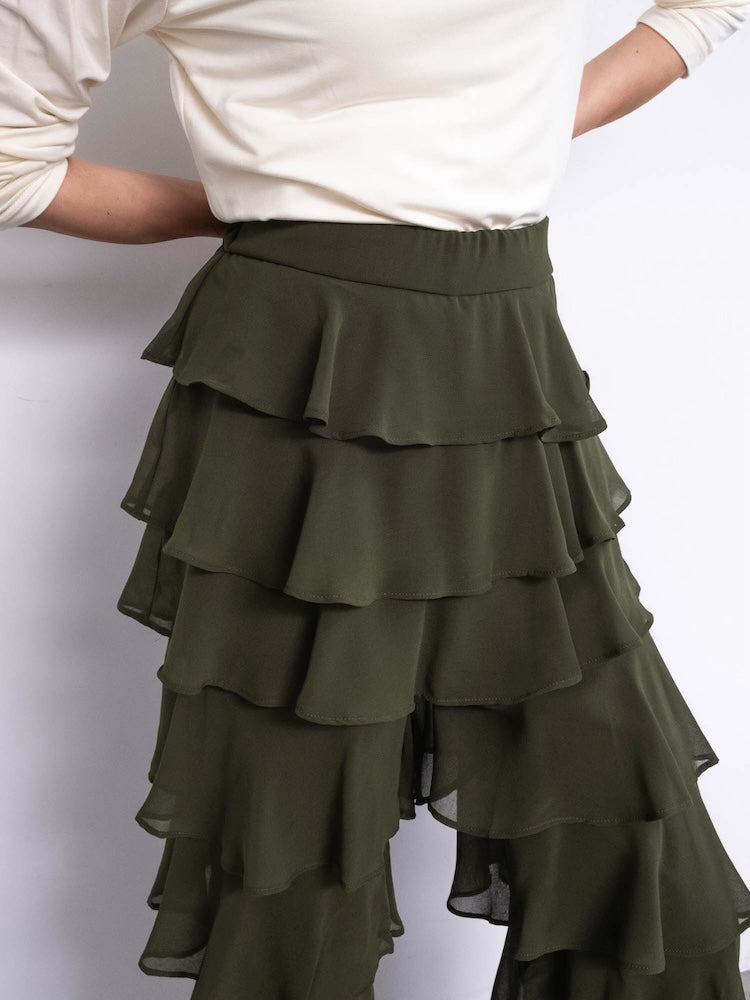モデル身長：158cm / カラー：Khaki