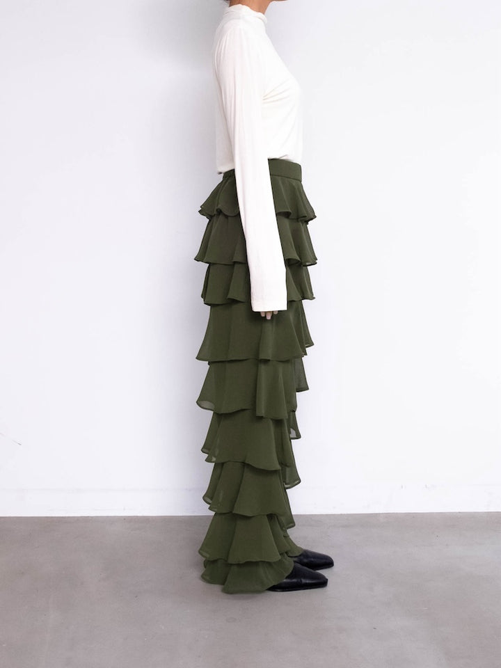 モデル身長：158cm / カラー：Khaki