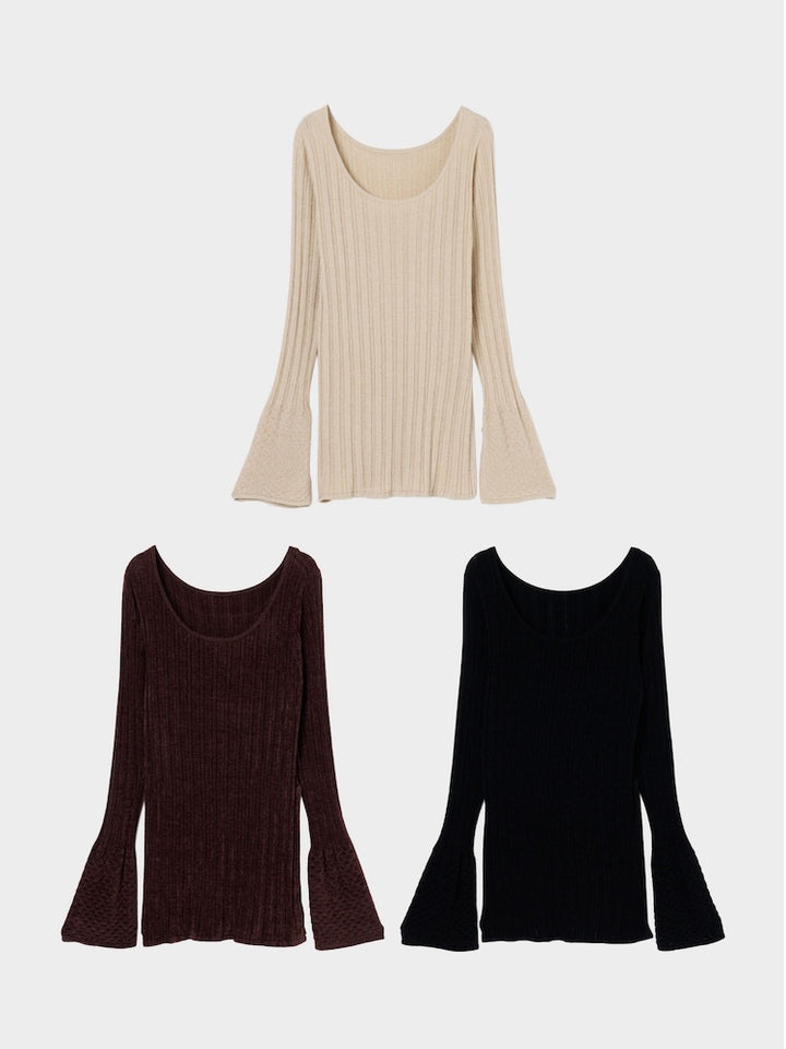 【10月17日(土) 12:00販売開始】Velour Panel Top