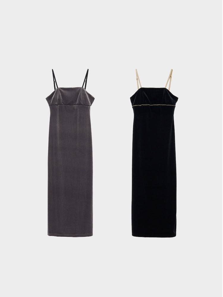 Quiet Velvet Cami Dress