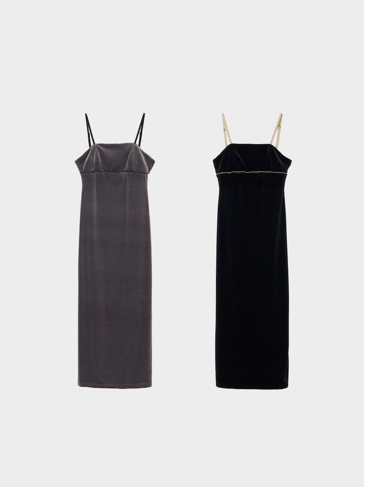Quiet Velvet Cami Dress