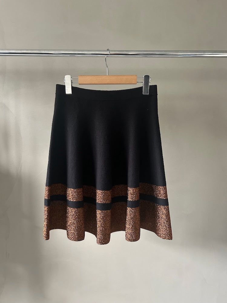 Orange Line Mini Skirt