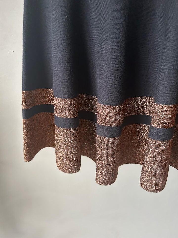 Orange Line Mini Skirt
