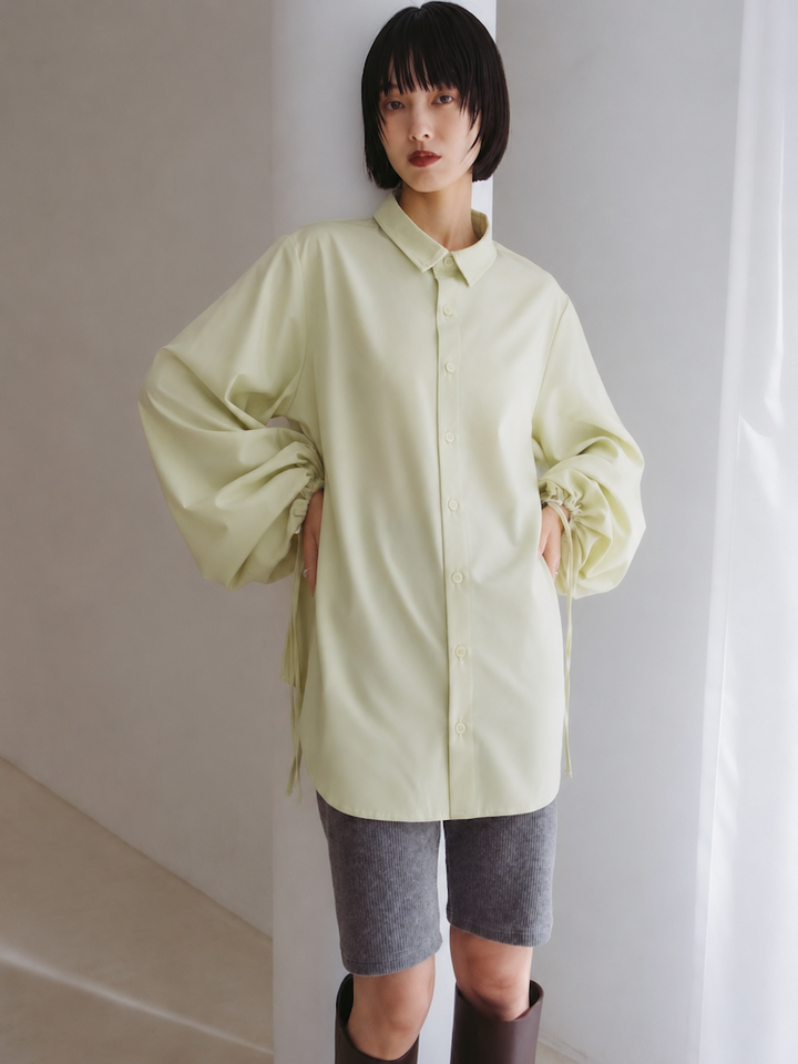 モデル身長：166cm / カラー：LightGreen