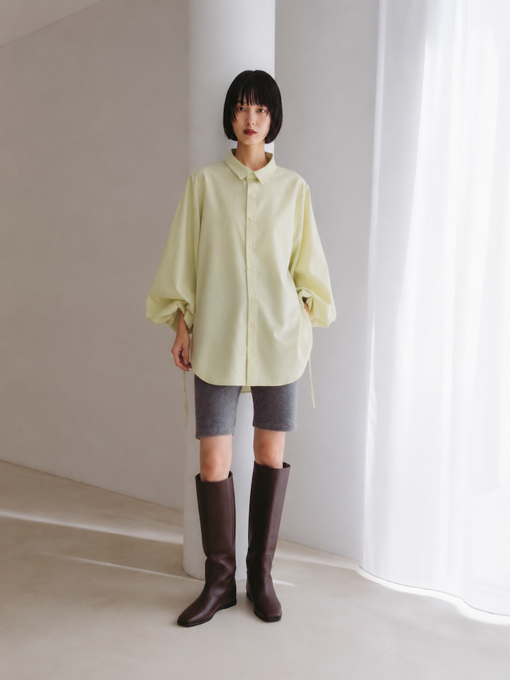 モデル身長：166cm / カラー：LightGreen