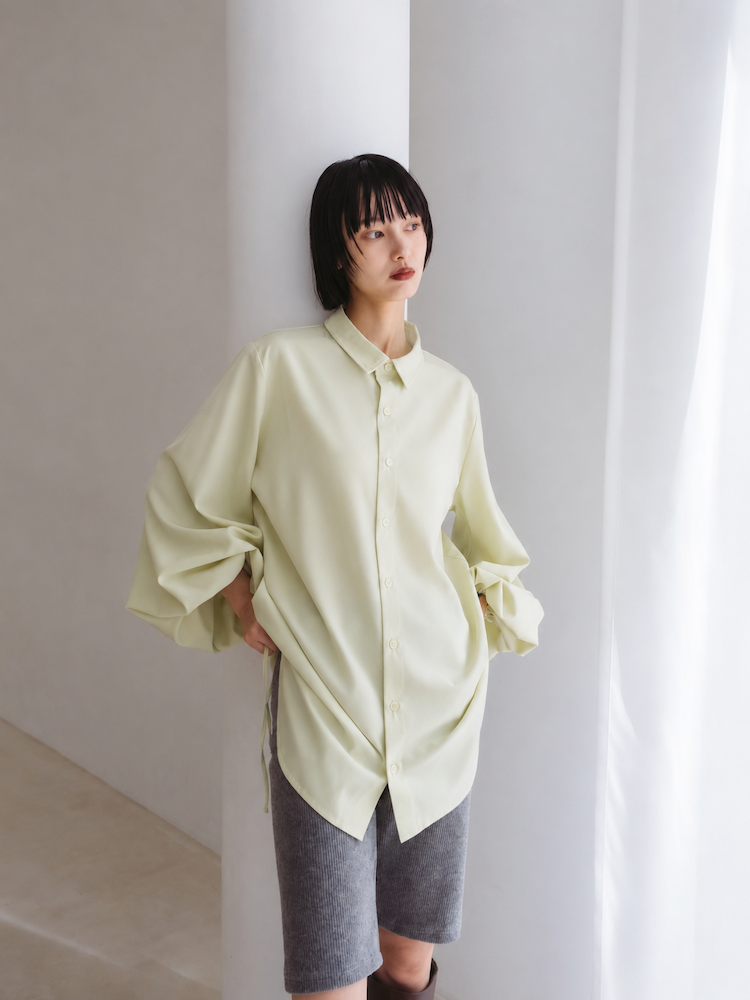 モデル身長：166cm / カラー：LightGreen