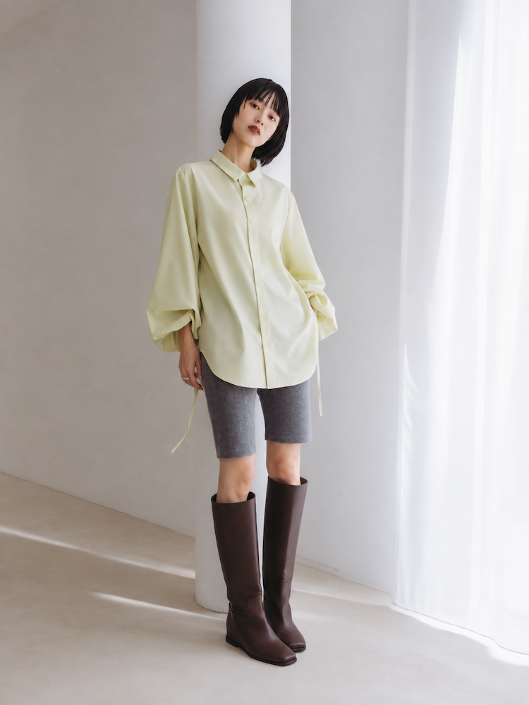 モデル身長：166cm / カラー：LightGreen
