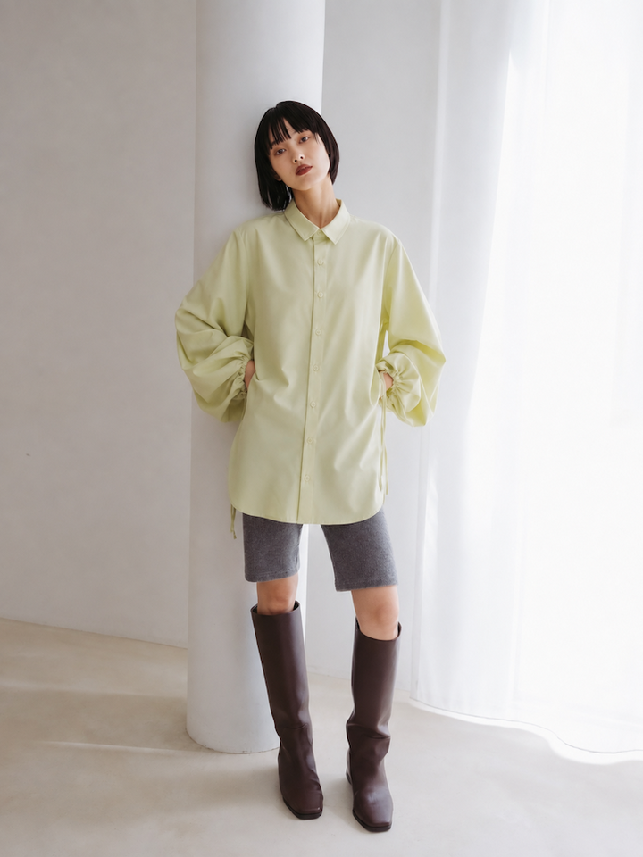 モデル身長：166cm / カラー：LightGreen