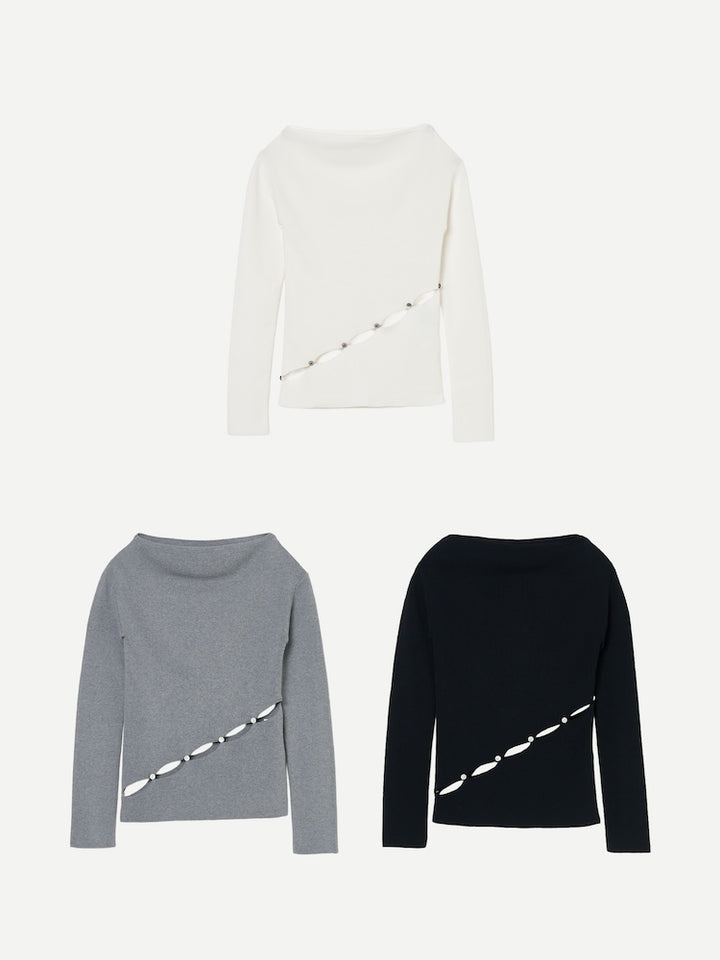 Multiway Ease One-Shoulder Knit